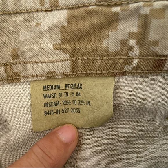 Military Issued Cargo Pants Camouflage Tan Outdoor Tactical Camping Outdoors - Picture 2 of 6